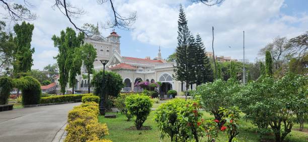 Aga Khan Palace Aga Khan Palace India aga khan iv stock pictures, royalty-free photos & images