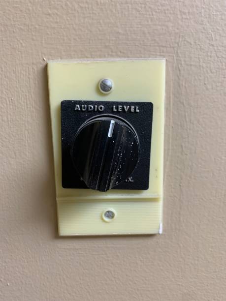 Audio Level stock photo