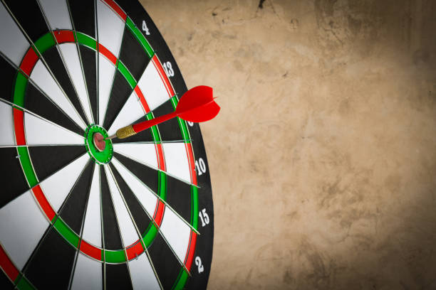 istock Success hitting target, aim goal achievement concept 1494693576