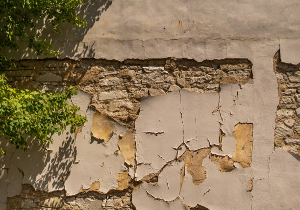 little brick wall out in town