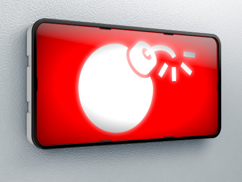The light panel on a wall. More >>