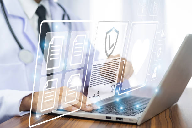 istock Doctor AI, artificial intelligence in modern medical technology and IOT automation. Doctor using AI document management concept. 1494704302