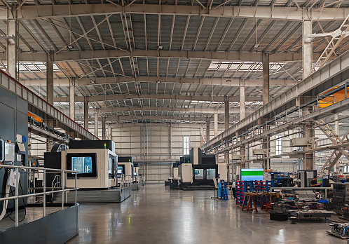 Mechanical equipment factory workshop