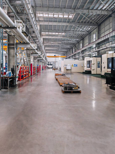 istock Mechanical equipment factory workshop 1494705510