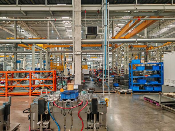 istock Mechanical equipment factory workshop 1494705511