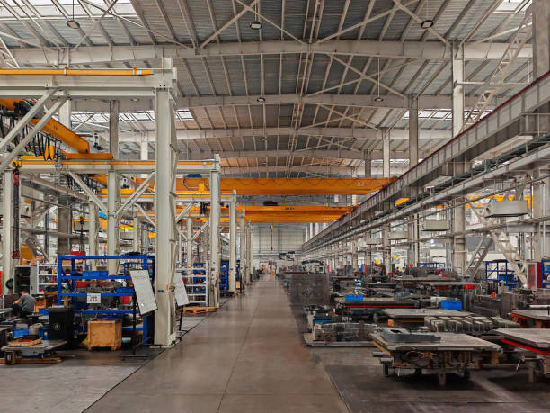 istock Mechanical equipment factory workshop 1494705554