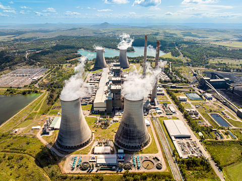 Origin Energy Eraring, NSW, Power Station. Aerial View