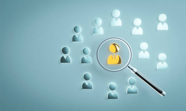 istock 3D Magnifying glass searching people icon 1494711237