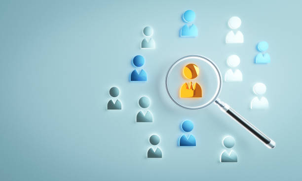 istock 3D Magnifying glass searching people icon 1494711240