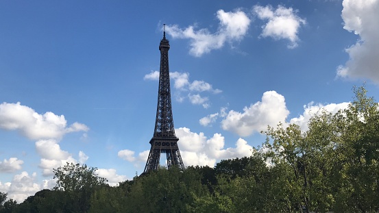 The Eiffel Tower is a popular sight for tourists in Paris