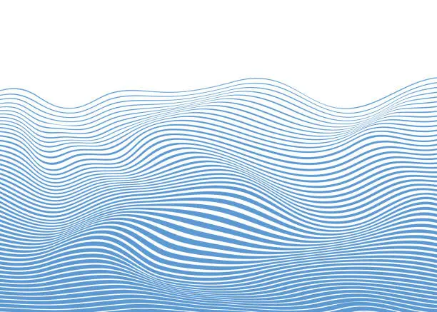 Vector illustration of Abstract background with waves