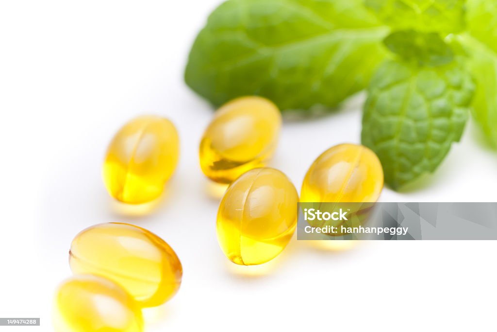 gel vitamine capsules - Photo de Blanc libre de droits