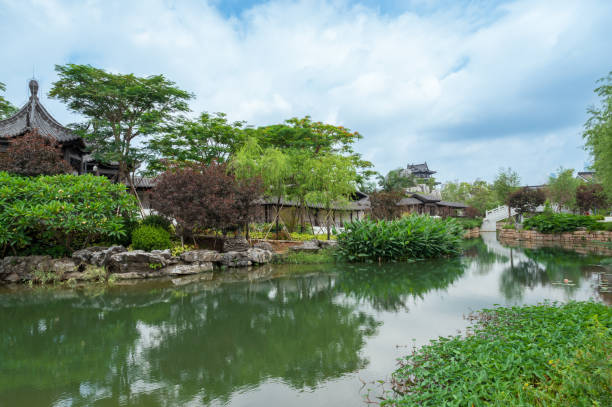 istock Antique Chinese garden architecture 1494745052