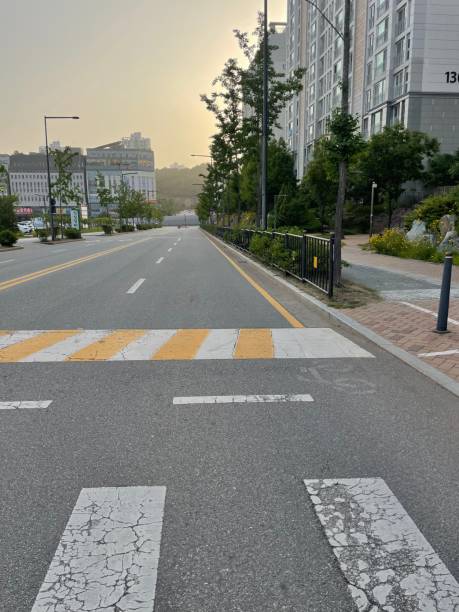 istock passing through crosswalk on the street. 1494745493