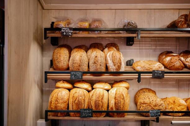 istock Rack with large number of breads 1494747533