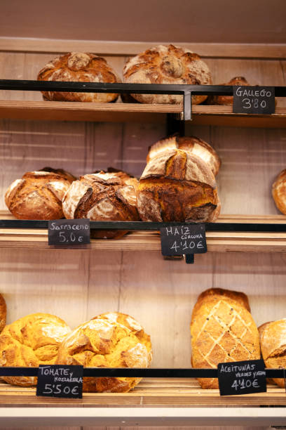 istock Rack with large number of breads 1494748481