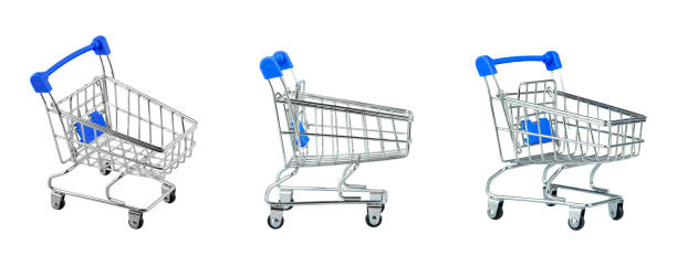 istock set supermarket cart isolate on white background 1494748651