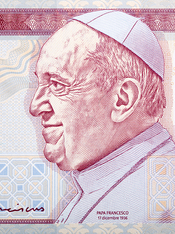 Papa Francisco un retrato del dinero del Vaticano photo