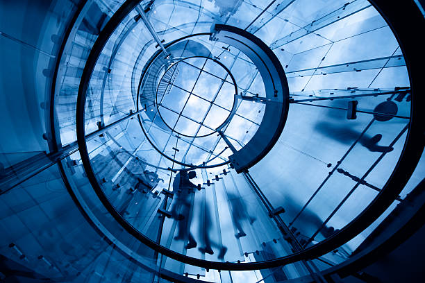 istock modern glass staircase at manhattan 149475705