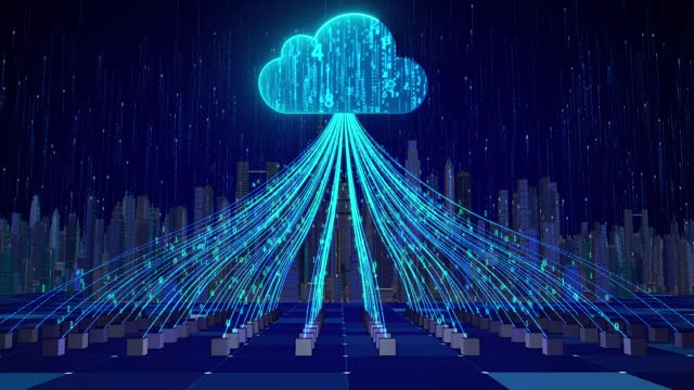 Computer server data stream upload to cloud