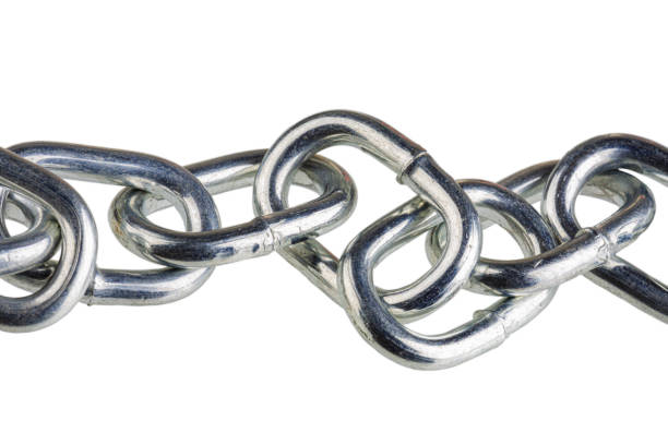 istock Close up of new chain g isolated on a white background 1494763850