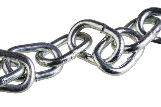 istock Close up of new chain g isolated on a white background 1494763869