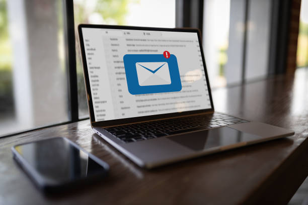 istock Mail Communication Connection message to mailing contacts phone Global Letters Concept 1494768293