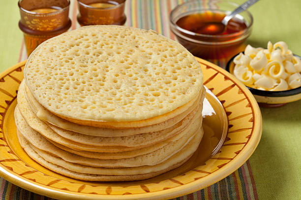 istock Heap of Moroccan beghrir pancakes 149477956