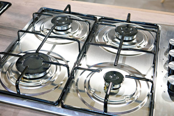 istock Burners gas cooktop stove 1494782805
