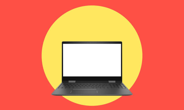 istock Creative collage ads and applications use laptop-to-messenger internet communication isolated on a red background. 1494786356