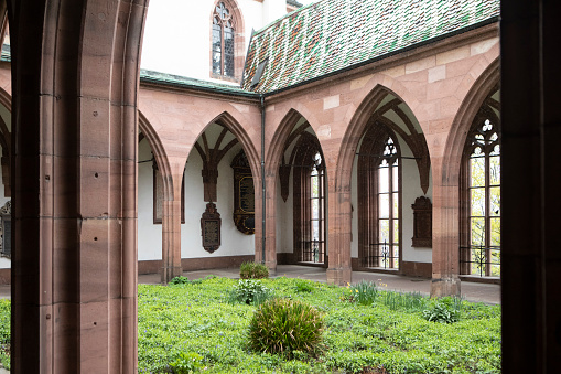 Basel Minster is a religious building in the Swiss city of Basel and is probably the city's most famous landmark. It was originally a Catholic cathedral but today it is a Reformed Protestant church. The original cathedral, with its characteristic red sandstone walls, was built between 1019 and 1500 in Romanesque and Gothic styles.