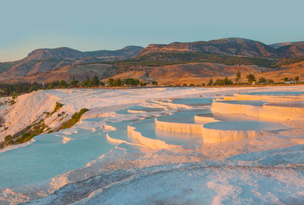 istock Natural travertine pools and terraces in Pamukkale 1494788593