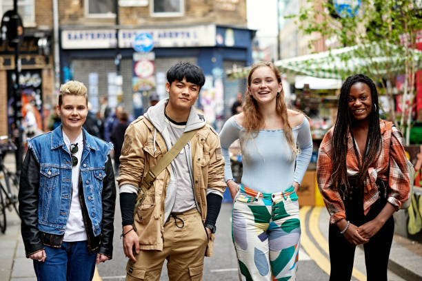 istock Four young friends exploring London’s East End 1494789889