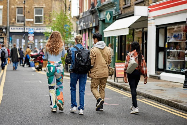 istock Weekend friends exploring London’s East End 1494789929