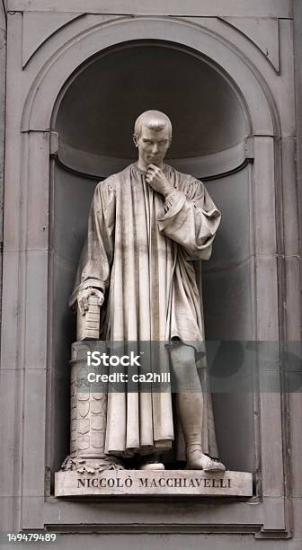 Statue Of Machiavelli Stock Photo - Download Image Now - Niccolo Machiavelli, Art, Art And Craft