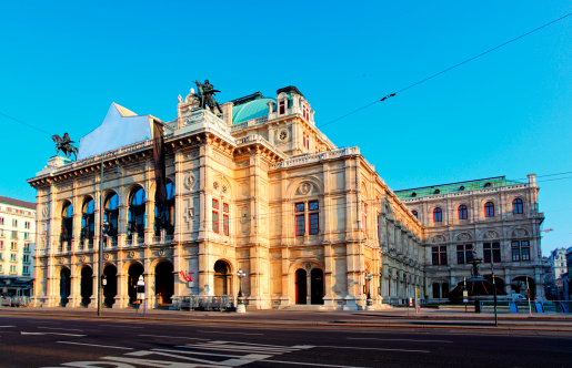 Opera house in Vienna, Austria