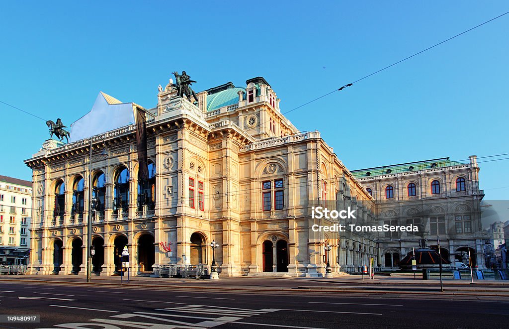 Opera house in Vienna, Austrian capital Opera house in Vienna, Austria Vienna State Opera Stock Photo