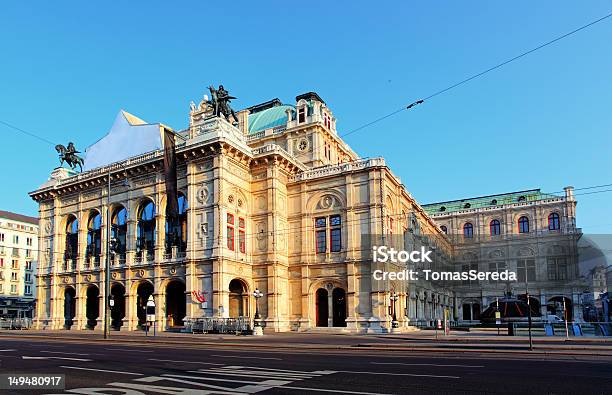 Opera House In Vienna Austrian Capital Stock Photo - Download Image Now - Vienna State Opera, Vienna - Austria, Opera