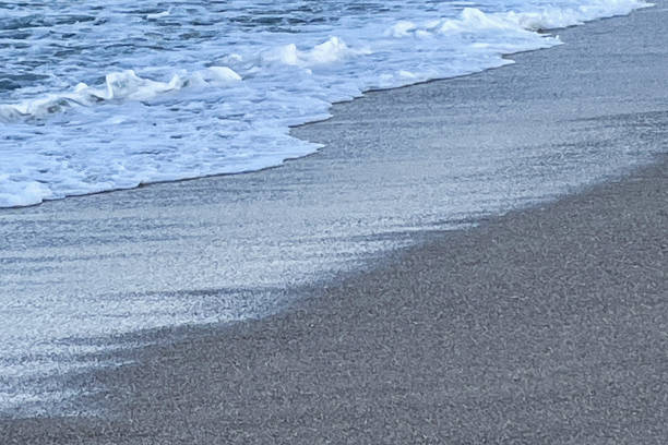 istock Sea waves on the beach at sunset 1494809499