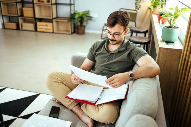 istock Artist relaxes at home 1494815122
