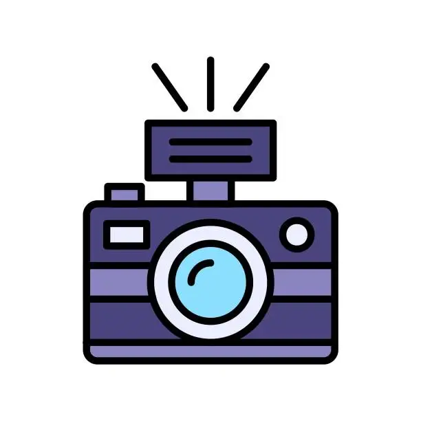 Vector illustration of Photo Camera icon