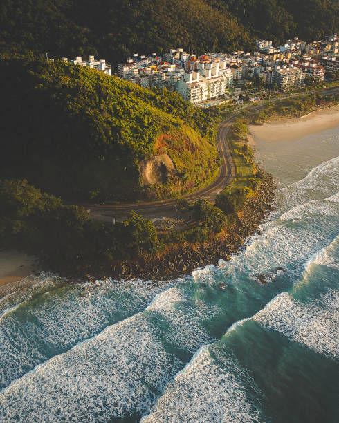 istock Skyview from the dawn at the beach 1494827864