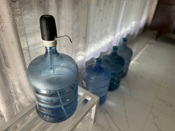 istock Mineral Water Dispenser with Automatic Pump in an Asian Style Home 1494828209