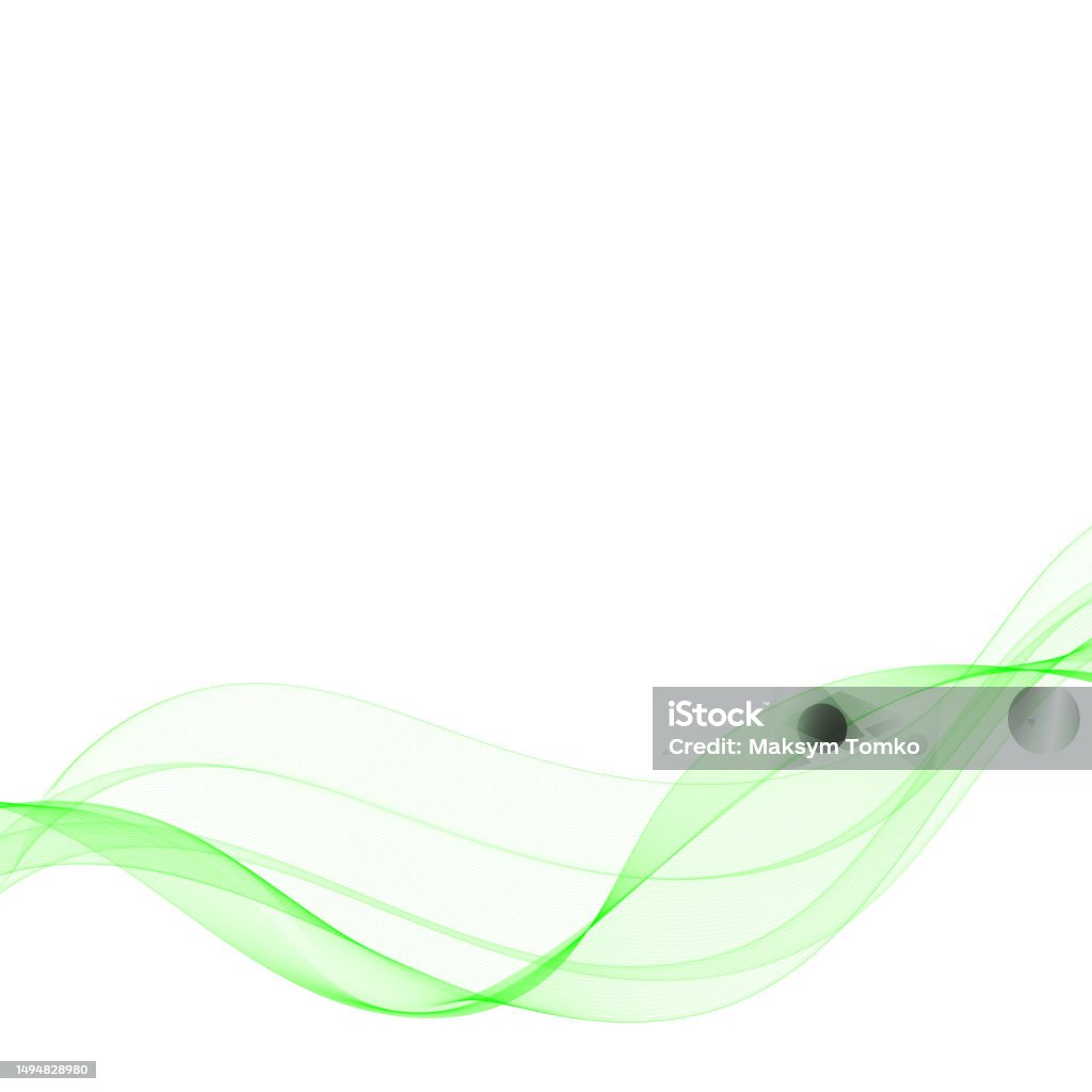 Graphics Green Layout Abstract Green Wave Vector Graphics Layout For Advertising Presentation ...