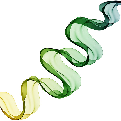 Green Yellow Wave Pattern Colorful Modern Wave Abstract Background Eps ...