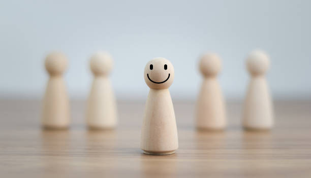 istock Happy and enjoy Stand out from the crowd and different creative idea concepts, Hierarchy, power,One different on better, higher level. Individuality. Unique. Management and leadership concept. 1494835400