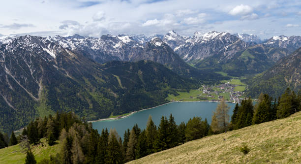 istock landscape over the lake achensee, triol , austria, 1494836270