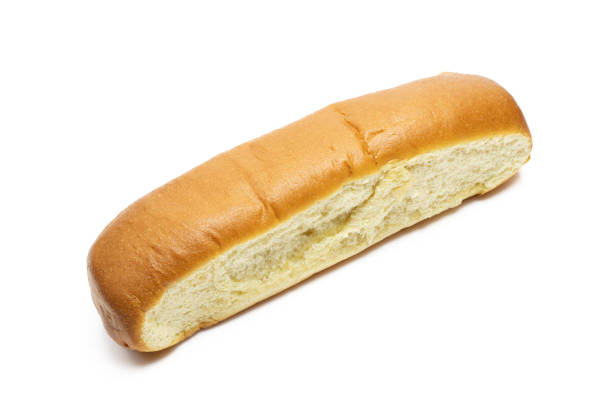 istock Single brioche bun isolated on white background. Milk roll pastry 1494837996
