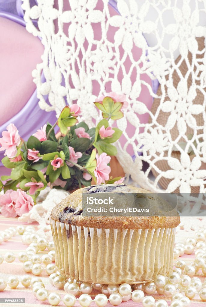 Muffin de mirtilo - Foto de stock de Antiguidade royalty-free