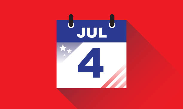 1,000+ Calendar July 4th Vector Stock Illustrations, Royalty-Free Vector  Graphics & Clip Art - iStock